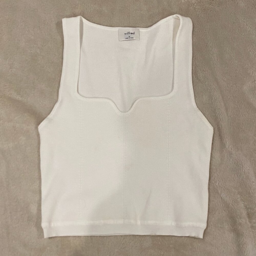 Aritzia Wilfred Free cropped top